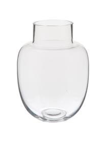 Klassische Deko-Vase Lotta aus Glas, Glas, Transparent, Ø 18 x H 25 cm