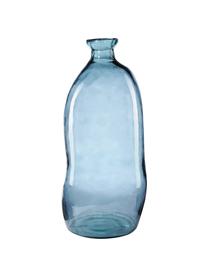 Wazon ze szkła Dina, Szkło z recyklingu z certyfikatem GRS, Niebieski, Ø 34 x W 73 cm