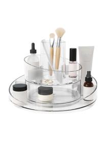 Cosmetische organizer Cascade, Kunststof, Transparant, Ø 25 x H 17 cm