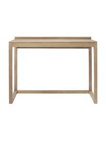 Pracovný stôl z mangového dreva Fenja, Masívne mangové drevo, Mangové drevo, Š 110 x V 80 cm