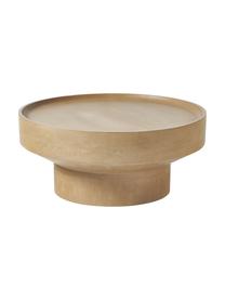 Mesa de centro redonda de madera de mango Benno, Madera de mango maciza pintada, Madera de mango barnizado claro, Ø 80 cm