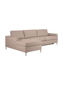Rozkládací pohovka s matrací Cucita (3místná), Taupe, Š 274 cm, H 164 cm, levé rohové provedení