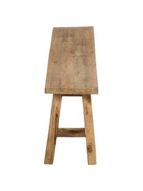 Ławka z drewna tekowego z recyklingu Lawas, Naturalne drewno tekowe, Drewno tekowe, S 180 x H 45 cm