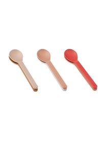 Set de cucharas Erin, 6 uds., Plástico, Rosa, An 3 x L 15 cm