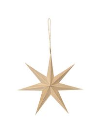 Stern-Anhänger Venice Ø 20 cm, 2 Stück, Pappelholz, Beige, Ø 20 x H 4 cm