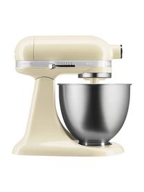 Küchenmaschine Artisan Mini in Cremeweiß, Gehäuse: Zinkdruckguss, Schüssel: Edelstahl, Cremeweiß, glänzend, B 31 x H 31 cm