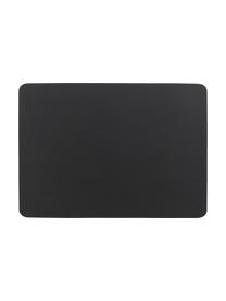 Manteles individuales de cuero sintético Pik, 2 uds., Cuero sintético (PVC), Negro, An 33 x L 46 cm