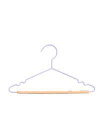 Cintres Kids Top, 10 pièces, Bois, acier, revêtement par poudre, Lilas, larg. 31 x haut. 18 cm
