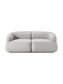 Canapé modulable 2 places Sofia, Tissu gris clair, larg. 186 x prof. 103 cm