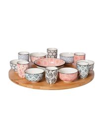 Set da portata con tagliere e ciotole Delirio 14 pz,, Bianco, multicolore, Set in varie misure