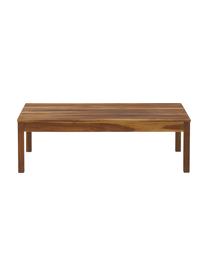 Mesa para exterior de madera de acacia Bo, 100 x 60 cm, Estructura: madera de acacia maciza a, Madera oscura, An 100 x F 60 cm