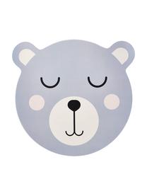 Set de table enfant Bär, Plastique, Bleu, blanc, noir, larg. 37 x long. 37 cm