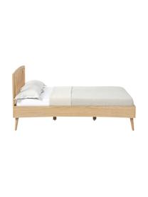 Letto in legno Signe, Legno di quercia, Larg. 140 x Lung. 200 cm