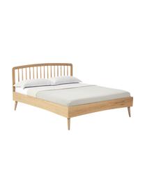 Letto in legno Signe, Legno di quercia, Larg. 140 x Lung. 200 cm