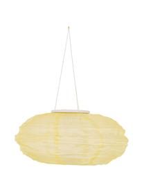 Lampada solare a sospensione Festival, Paralume: poliestere, Dorato, scintillante, Ø 35 x Alt. 19 cm