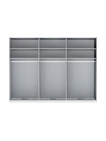 Drehtürenschrank Monaco, 6-türig, Korpus: Mitteldichte Holzfaserpla, Griffe: Metall, beschichtet, Champagnerfarben, B 295 x H 216 cm