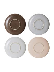 Sous-tasses 70's, 4 élém., Grès cérame, Multicolore, Ø 13 cm