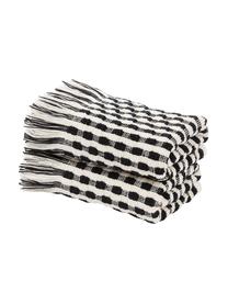 Ręcznik Juniper, różne rozmiary, Złamana biel, czarny, Ręcznik dla gości, S 30 x D 50 cm, 2 szt.