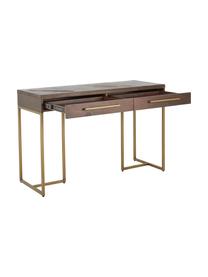 Scrivania a spina di pesce con cassetti  Classe, Legno, Larg. 120 x Prof. 45 cm