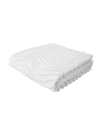 Narzuta z tuftowaną dekoracją Felia, 100% bawełna, Naturalny biały, S 240 x D 260 cm (do łóżek o wymiarach do 200 x 200 cm)
