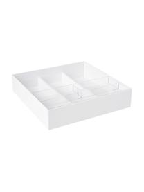 Organizador de cubiertos extraíble Tower, Plástico, Blanco, An 25 x Al 6 cm