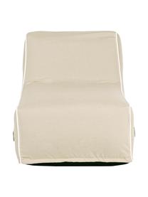 Nadmuchiwany leżak ogrodowy Rihanna, Tapicerka: tkanina poliestrowa (200 , Beżowy, biały, S 60 x G 90 cm