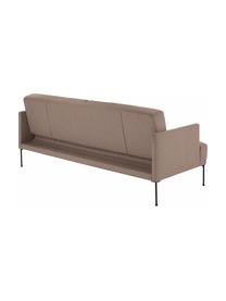 Pohovka na spanie Fluente (3-miestna), Sivobéžová, Š 220 x V 86 cm