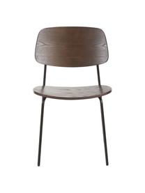 Dřevěná židle Nadja, 2 ks, Tmavé dřevo, Š 50 cm, H 53 cm