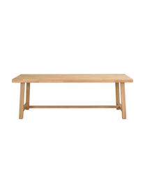 Stół do jadalni z blatem z litego drewna Brooklyn, rozsuwany, Lite drewno dębowe, jasno lakierowane, Drewno dębowe, S 220 do 270 x G 95 cm