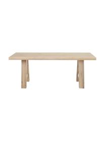 Table en bois de chêne Ashton, différentes tailles, Chêne massif, légèrement huilé 
100% bois FSC issu d'une sylviculture durable, Bois de chêne, clair huilé, larg. 220 x prof. 100 cm