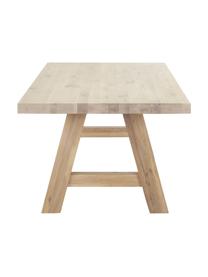 Table en bois de chêne Ashton, différentes tailles, Chêne massif, légèrement huilé 
100% bois FSC issu d'une sylviculture durable, Bois de chêne, clair huilé, larg. 220 x prof. 100 cm