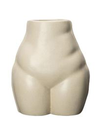 Vaso di design in porcellana Nature, Porcellana, Beige, Larg. 15 x Alt. 19 cm