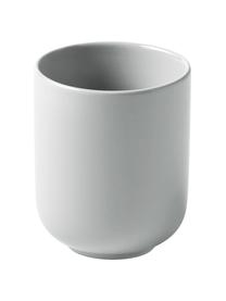 Kubek z porcelany Nessa, 4 szt., Porcelana wysokiej jakości, Jasny szary, Ø 8 x W 10 cm