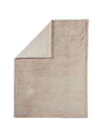 Kuscheldecke Mette aus Kunstfell, Vorderseite: 100 % Polyester, Rückseite: 100 % Polyester, Beige, B 150 x L 200 cm