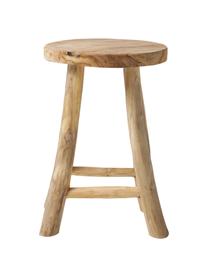 Tabouret en bois de teck Badia, Bois de teck, Bois de teck, Ø 30 x haut. 45 cm