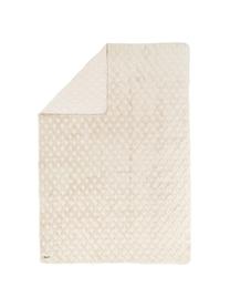 Colcha texturizada Natur, 100% poliéster, Blanco crema, An 260 x L 260 cm (para camas de 200 x 200 cm)