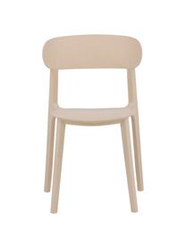 Chaise en plastique Åstol, Plastique, Beige, larg. 50 x haut. 79 cm