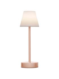 Mobilna lampa zewnętrzna LED z funkcją przyciemniania Lola, Blady różowy, biały, Ø 11 x W 32 cm