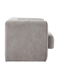 Sessel Bobi, Bezug: 88 % Polyester, 12 % Nylo, Gestell: Massives Kiefernholz, Webstoff Dunkelgrau, B 100 x T 82 cm