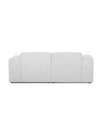 Canapé d'angle 3 places gris clair Melva, Tissu gris clair, larg. 239 x prof. 143 cm, méridienne à droite