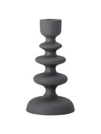 Kerzenhalter Indiya aus Metall, Aluminium, beschichtet, Schwarz, Ø 10 x H 20 cm