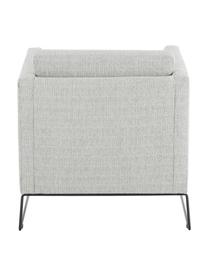Sillón clásico Milo, Tapizado: 52% poliéster, 48% poliac, Estructura: madera de pino, de abeto,, Tejido gris, An 77 x F 75 cm