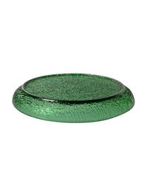 Assiettes à dessert en verre The Emeralds, 2 pièces, Verre, Vert, Ø 21 cm