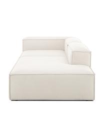 Modulare Ottomane Lennon, Bezug: 100% Polyester Der strapa, Gestell: Massives Kiefernholz, FSC, Füße: Kunststoff, Webstoff Beige, B 269 x T 119 cm, Rückenlehne links
