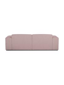 Canapé 3 places Melva, Tissu rose, larg. 238 x prof. 101 cm