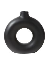 Jarrón de diseño Livo, Gres, Negro, Ø 5 x Al 31 cm