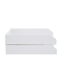 Dokumenten-Ablagen Hakan, 2 Stück, Fester, laminierter Karton, Weiß, B 23 x T 31 cm