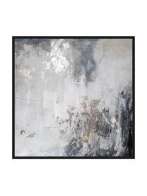 Oprawiony obraz na płótnie Speculation, Odcienie szarego, beżowy, S 103 x W 103 cm