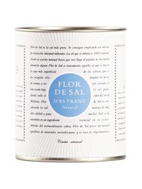 Salz Flor de Sal d´Es Trenc (Natural), Dose: Pappmembran, Metall, Creme, Goldfarben, Blau, 180 g