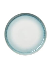 Plytký tanier Havana, 4 ks, Kamenina, glazúrovaná, Odtiene modrej, Ø 28 x V 3 cm
